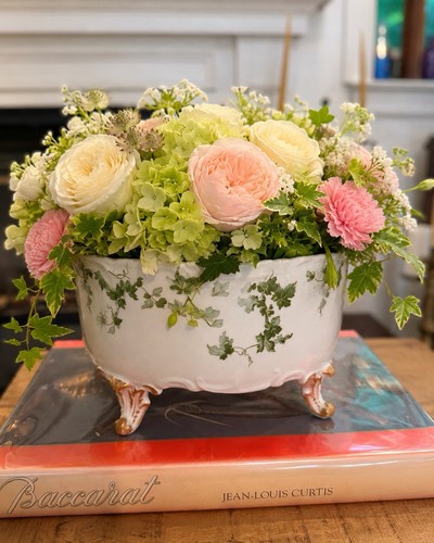 Antique limoges jardiniere - limoges,