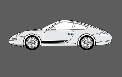 Fits porsche 911 997 side - porsche,
