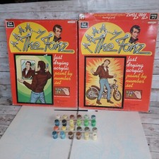 Happy Days Fonz Vintage 1976 Craft Master Paint by Numbers Henry Winkler