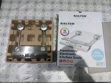 Salter Aquatronic Glass Digital Kitchen Scale - Silver