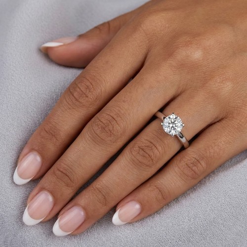 Engagement ring 14k - engagement, white