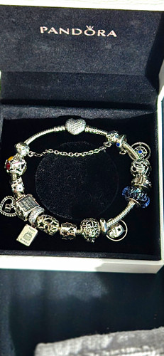 Pandora silver snake - silver, chain
