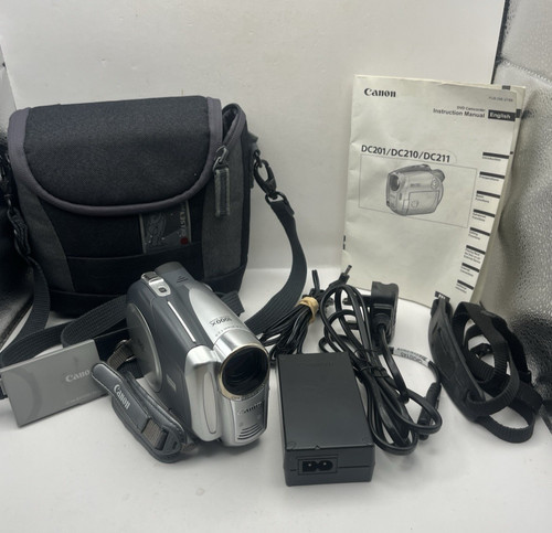 Canon dc211 dvd camcorder 35x - camcorder,