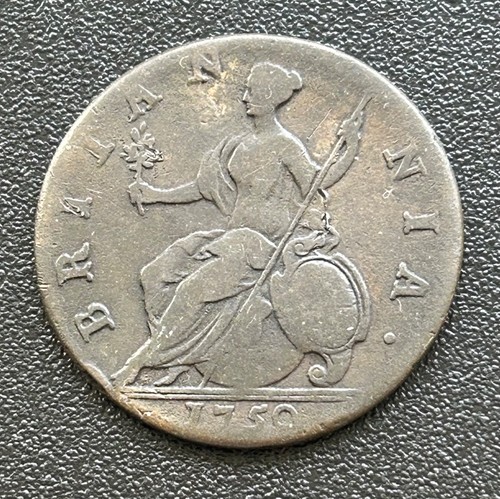 1750 george halfpenny - -,