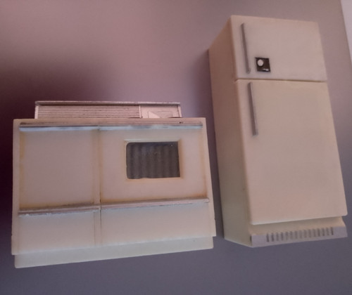 Dolls house furniture - dolls,
