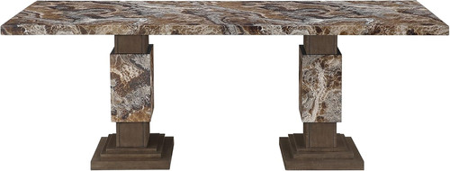 D12 brown dining table - brown,
