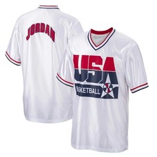 Michael Jordan #9 USA Dream Team Jersey – Oversized V-Neck Hip-Hop T-Shirt