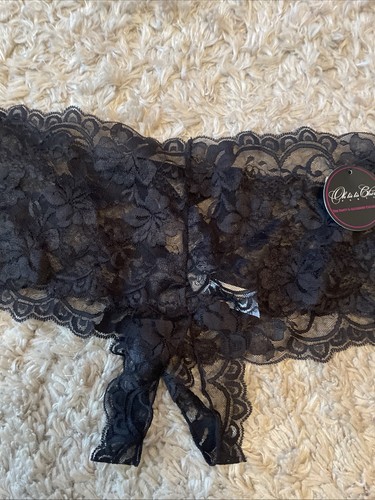 New with tags lace crotchless - with,