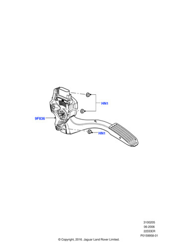 Land rover pedal freelander - land,