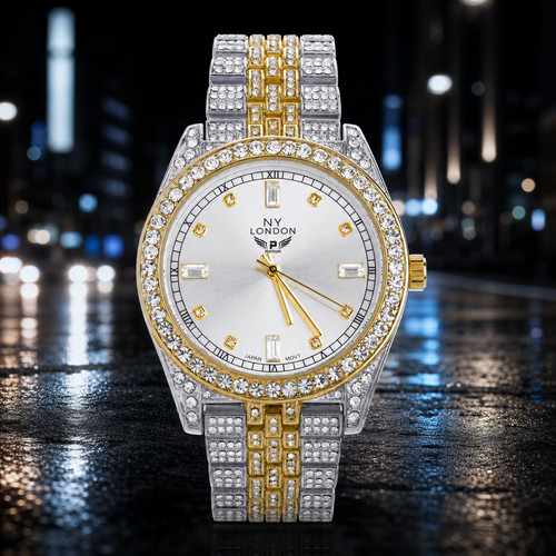 Mens gold silver plated - gold,