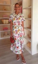 ZARA Floral Printed Belted