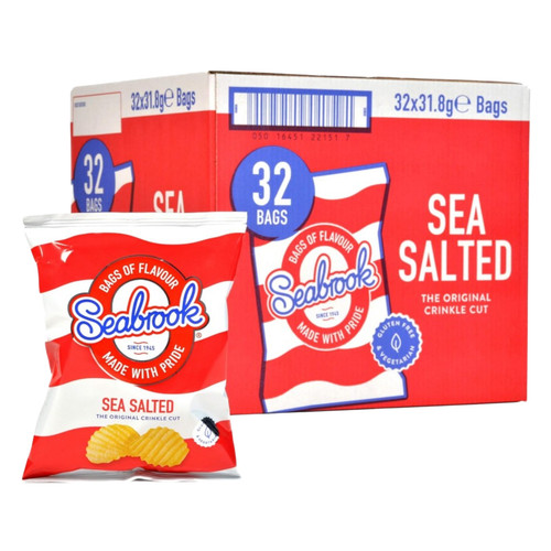 Seabrook sea salted crisps - seabrook,