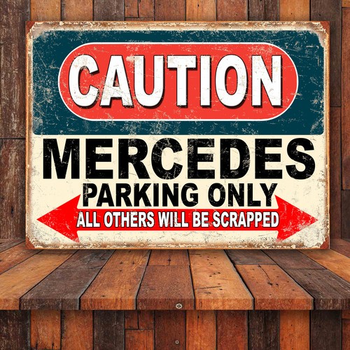 Funny caution mercedes parking - funny,
