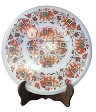 12" White Marble Round Coffee