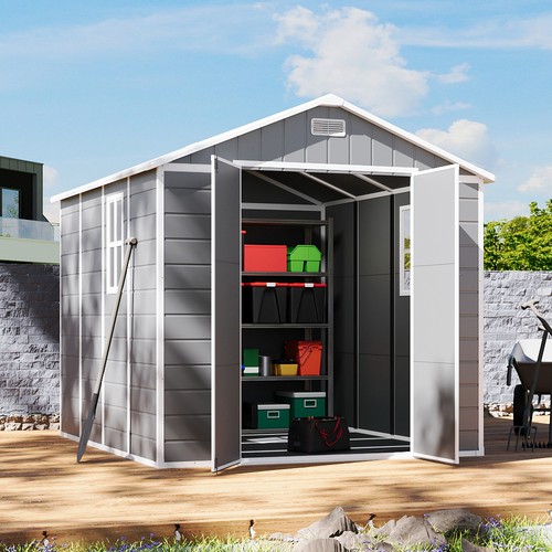 8x8ft outdoor storage shed - 8x8ft,