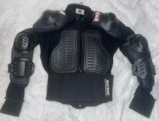 CHILD AGE 10-11 YEARS EU 146 BLACK MOTORCROSS PROTECTION JACKET WULF SPORT