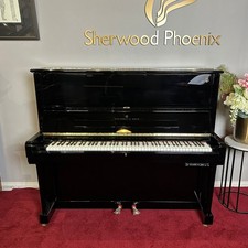 Steinway & Sons Model K Upright Piano Black | PLAYS ITSELF | SHERWOOD PHOENIX