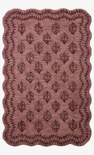 Tufted wool blend rug - tufted,