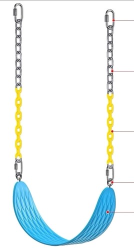 Kids swing seats with chain - ,