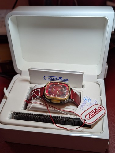 Wristwatch new slava ice - new,