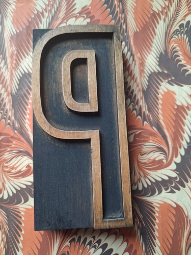 Large wooden letterpress - large,
