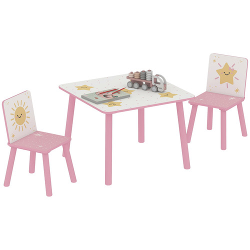 Piece kids table with 2 - kids,