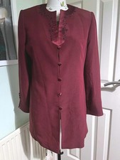 Jacques Vert Burgundy Jacket