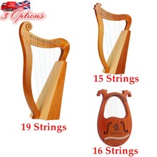 Wooden Lyre Harp - 15/16/19