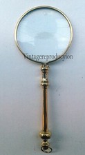 autical Vintage Brass Magnifying Glass Table Top Decorative Collectible ForGift