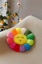 Sunflower pillow plush - plush, soft