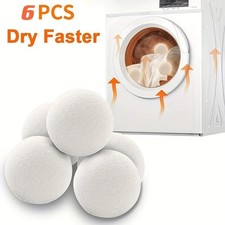 6PCS 5CM Reusable Wool Tumble