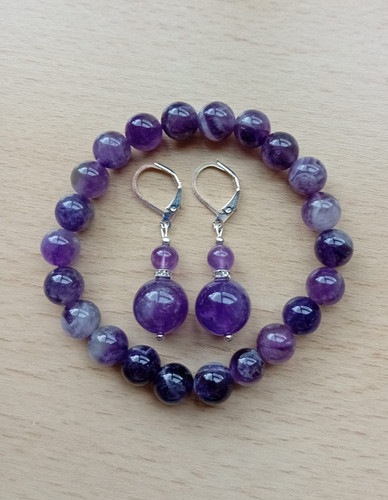 Dream amethyst bracelet - amethyst, +