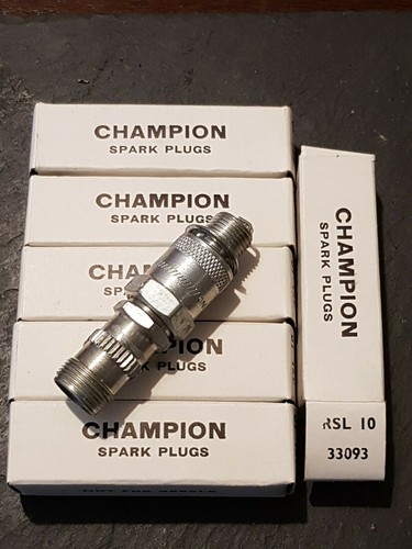 Six champion rsl10 spark plugs - spark,