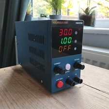 HANMATEK DC Power Supply 30V 5A — HM305M Adjustable Variable Bench Power Supply