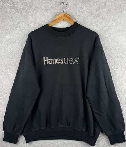 Hanes usa black embroidered - hanes,