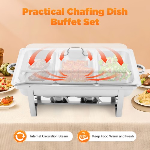 Pan chafer chafing dish sets - 3,