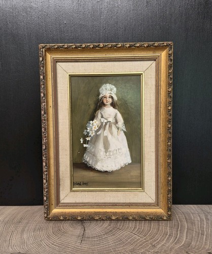 Vintage oil painting - painting, "