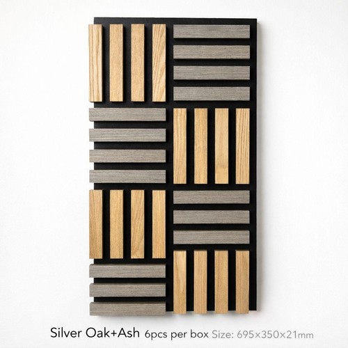 Acoustic wall panels wood - wall, slat