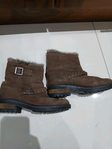 Superdry leather ladies brown - leather,