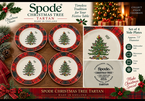 Spode christmas tree tartan - spode,