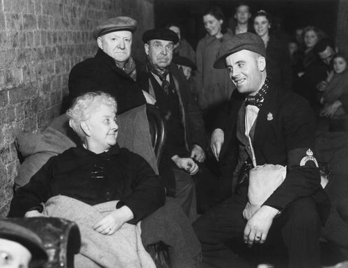 Air raid warden duty in - raid,