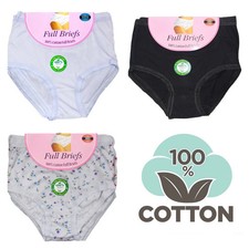 6 12 Pack Ladies Briefs Maxi