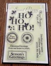 Christmas sentiments clear - sentiments,