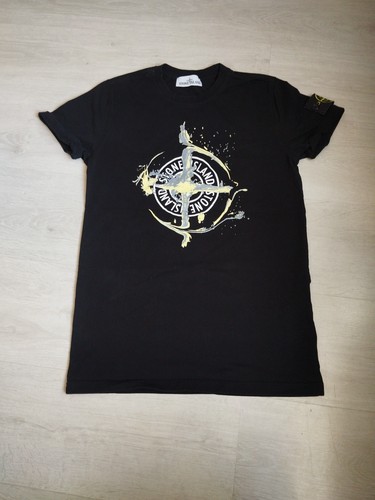 Boys black stone island - black,
