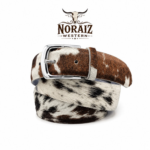 Hair cowhide leather - on,