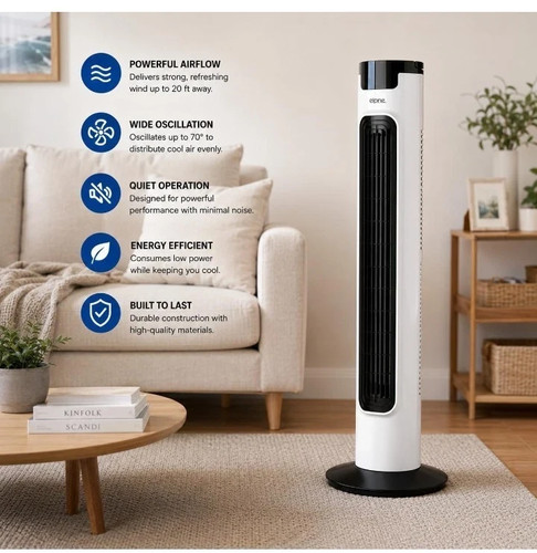 Inch oscillating tower fan - 32,