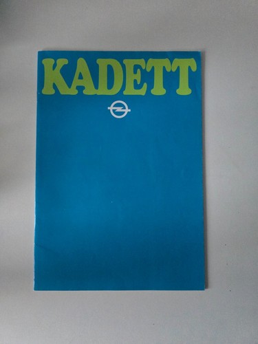 Original opel kadett brochure - kadett,
