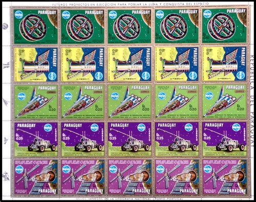 Paraguay 1082 mini sheet - mini,