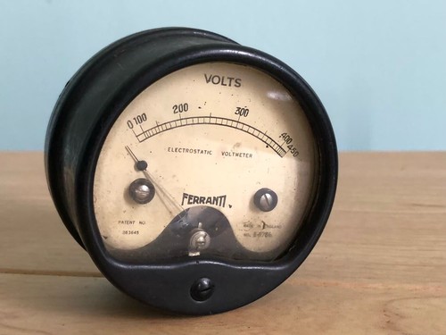 Vintage ferranti voltmeter - vintage,