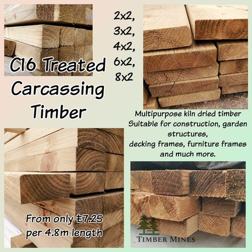 Pressure treated c16 - c16, timber